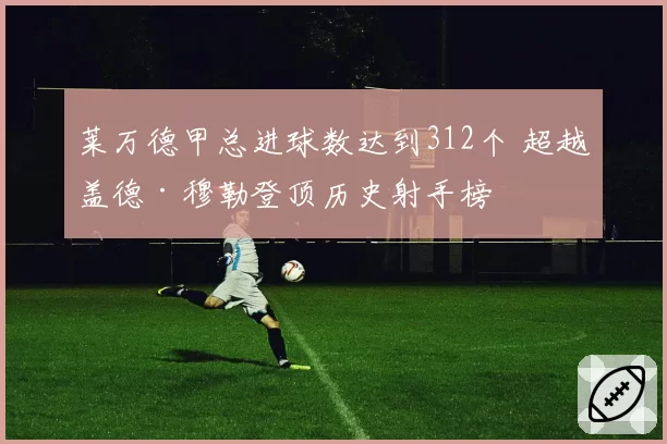 莱万德甲总进球数达到312个 超越盖德·穆勒登顶历史射手榜